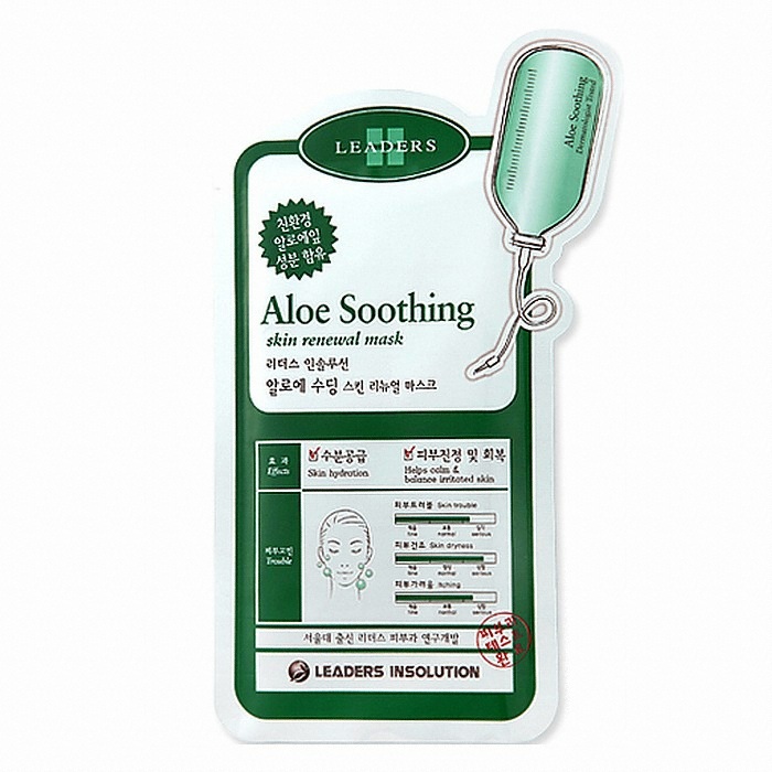 [Leaders] Aloe Soothing Skin Renewal Mask ( Pack of 10 )