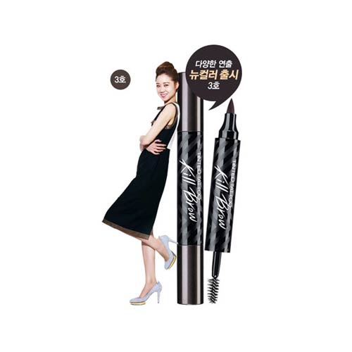 [CLIO] Tinted Tattoo Kill Brow 003 Dark Brown 3.5g (New Arrival Natural Color)