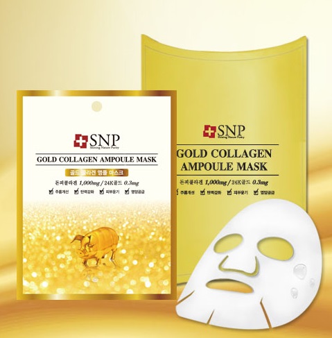 [SNP] Gold Collagen Ampoule Mask(25ml*10pcs)