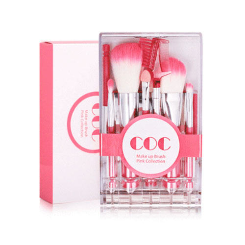 [CORINGCO] Takeout Brush Kit Make Up Brush Pink Collection