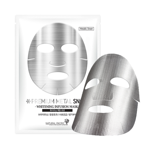 [Natural Pacific] Premium Metal #Snow Mask (10ea)