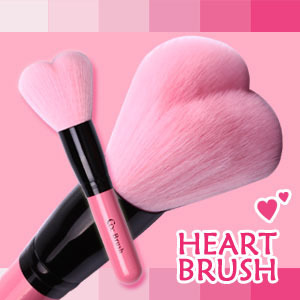 [Coringco] Lovely pink heart multi volume brush