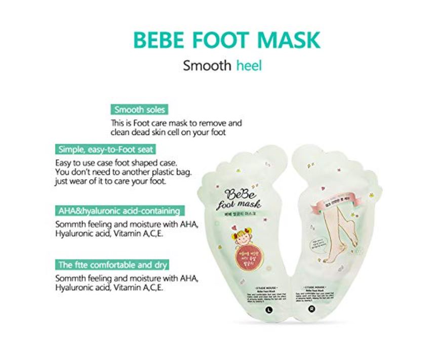 Etude House Bebe Foot Mask ml X 2ea Stylekorean Com