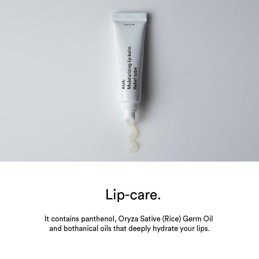 Abib Moisturizing lip balm Relief tube 9ml | StyleKorean.com