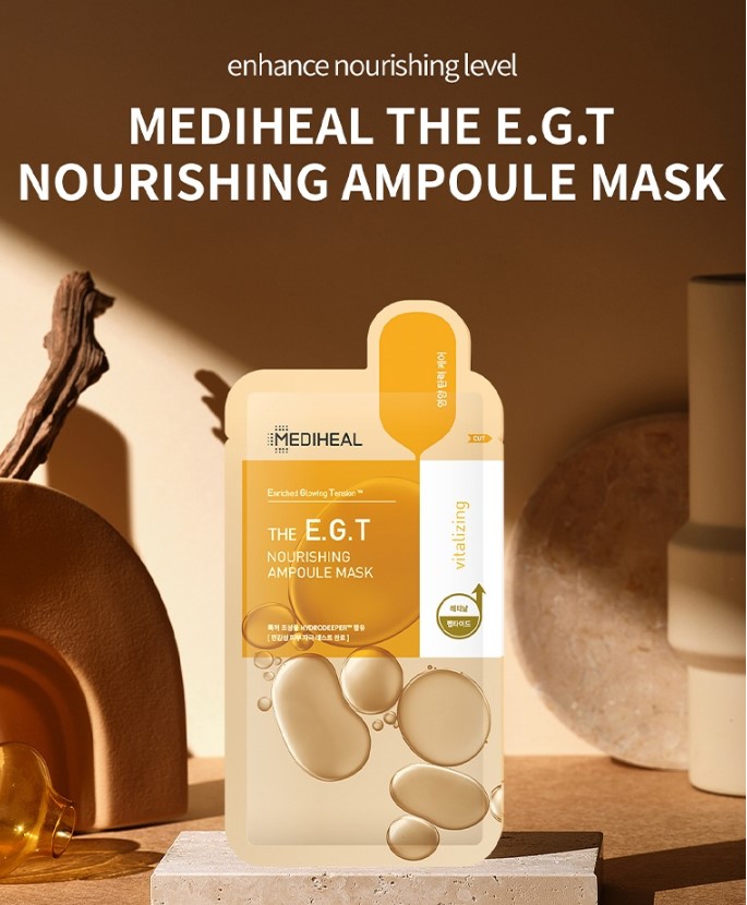 Mediheal *renewal* THE E.G.T Nourishing Ampoule Mask (1ea) | Korean Masks |  StyleKorean.com
