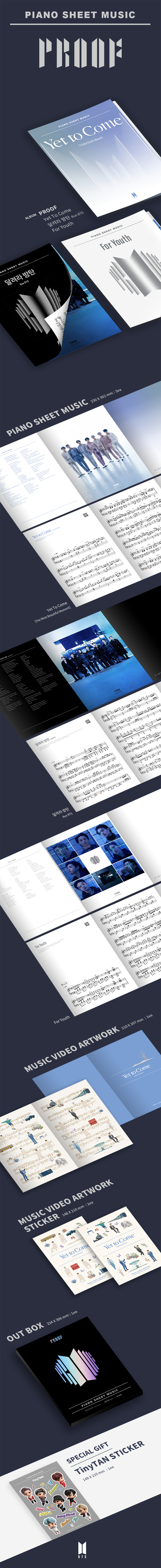 K-POP BTS PIANO SHEET MUSIC - PROOF | StyleKorean.com