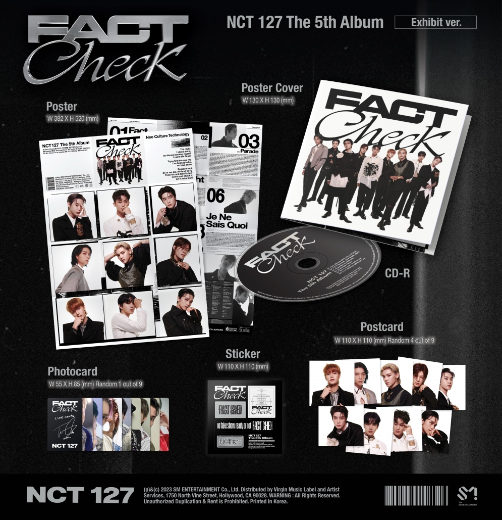 K-POP NCT 127 The 5th Album - Fact Check (Exhibit Ver 
