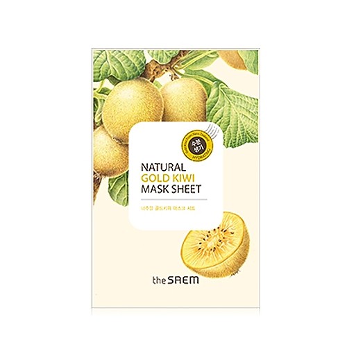 [the SAEM] Natural Gold Kiwi Mask Sheet