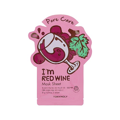 [Tonymoly] I`m REAL Red Wine Mask Sheet Pore Care