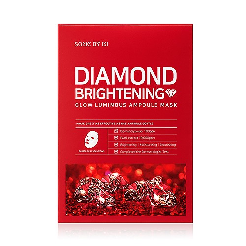 [SOME BY MI] Diamond Brightening Calming Glow Luminous Ampoule Mask (10ea)