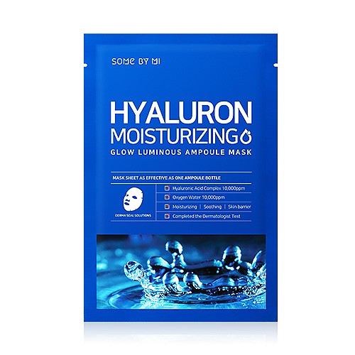 [SOME BY MI] Hyaluron Moisturizing Glow Luminous Ampoule Mask (10ea)