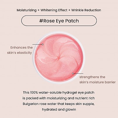 [heimish] *TIMEDEAL*  Bulgarian Rose Water Hydrogel Eye Patch 60ea (Renewal)