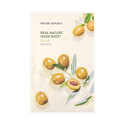 [Nature Republic] Real Nature Mask Sheet (Olive)