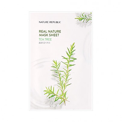 [Nature Republic] Real Nature Mask Sheet (Tea Tree)