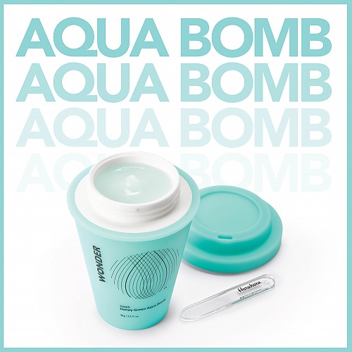 Crema facial - Haruharu Wonder Honey Green Aqua Bomb Cream