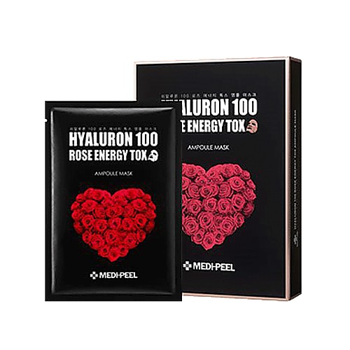 [MEDIPEEL] Hyaluron 100 Rose Energy Tox Mask (10ea)