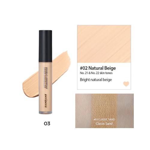 [Peripera] Double Longwear Cover Concealer (2 Colors)