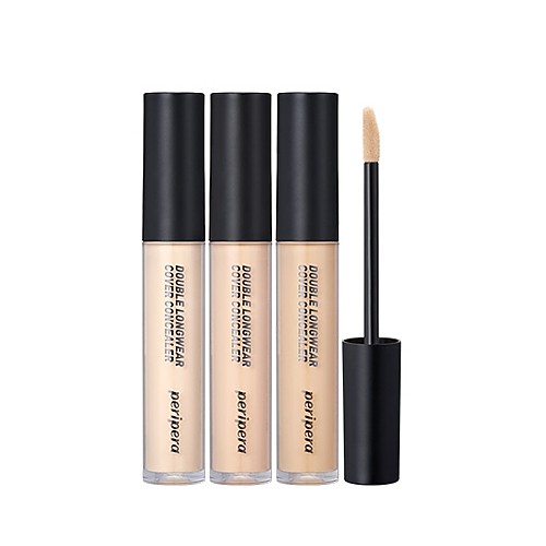 [Peripera] Double Longwear Cover Concealer (3 Colors) 5.5g