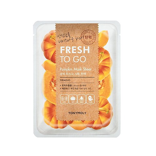 [Tonymoly] Fresh To Go Pumpkin Mask Sheet (7 Types) 20g