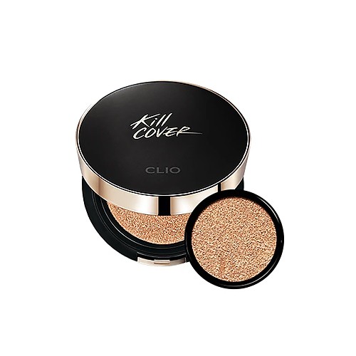 [CLIO] Kill Cover Fixer Cushion SPF50+ PA+++ (4 Colors) 15g+15g