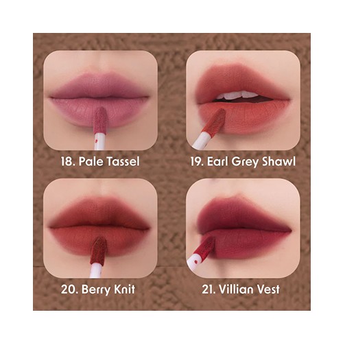 [rom&nd] Zero Velvet Tint *Knit Series* (4 Colors)