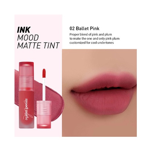 [Peripera] *NEW* Ink Mood Matte Tint (12 Colors)