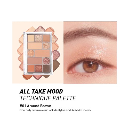 [Peripera] *NEW* All Take Mood Technique Palette (4 Colors)