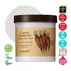 [Skinfood] Carrot Carotene Calming Water Pad 60ea