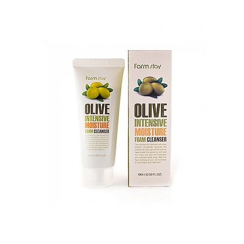 [Farmstay] Olive Intensive Moisture Foam Cleanser 100ml