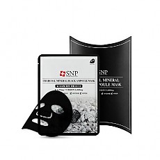 [SNP] Charcoal Mineral Black Ampoule Mask 10pcs (2020)