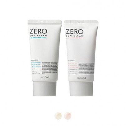 [rom&nd] Zero Sun Clean SPF50+ PA++++ (2 Types)