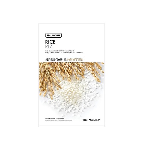 [THE FACE SHOP] Real Nature Mask (Rice) 20g