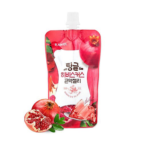 [Rawel] Konjac Jelly Hibiscus 1ea