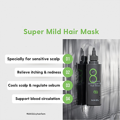 [MASIL] 8 Seconds Salon Super Mild Hair Mask 100ml