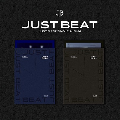 [K-POP] JUST B 1st Single Album - JUST BEAT (BLUE/BLACK ver.)
