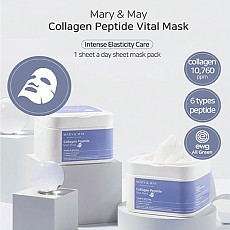 [Mary&May] *TIMEDEAL*  Collagen Peptide Vital Mask (30ea)