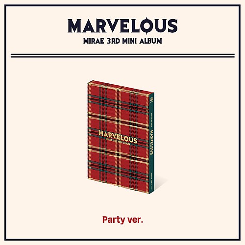 [K-POP] MIRAE Mini Album vol.3 - Marvelous (Preppy/Academy/Party ver.)