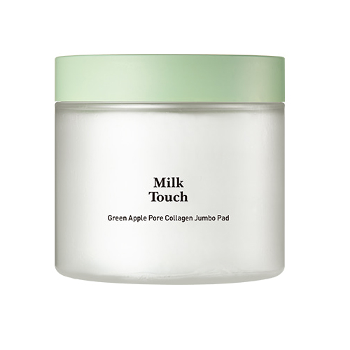 Milk Touch Green Apple Pore Collagen Jumbo Pad 60EA | Korean Masks