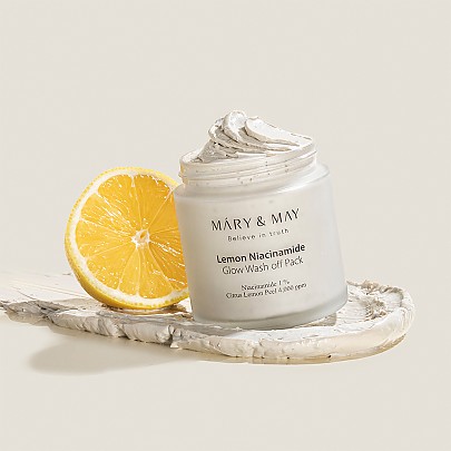 [Mary&May] Lemon Niacinamide Glow Wash off Pack 125g