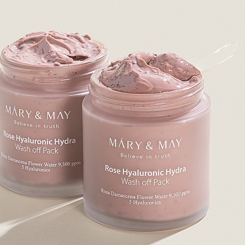 [Mary&May] Rose Hyaluronic Hydra Wash off Pack 125g
