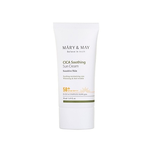 [Mary&May] CICA Soothing Sun Cream SPF50+ PA++++ 50ml