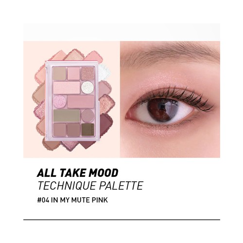 [Peripera] *NEW* All Take Mood Technique Palette (4 Colors)