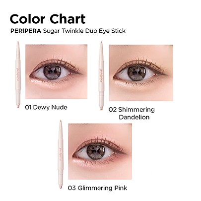 [Peripera] Sugar Twinkle Duo Eye Stick (2 colors)