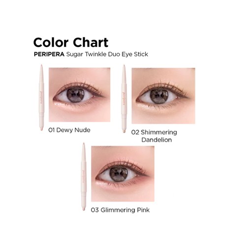 [Peripera] Sugar Twinkle Duo Eye Stick (6 colors)