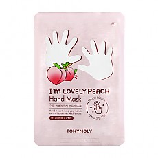 [Tonymoly] I'M Lovely Peach Hand Mask (1ea)