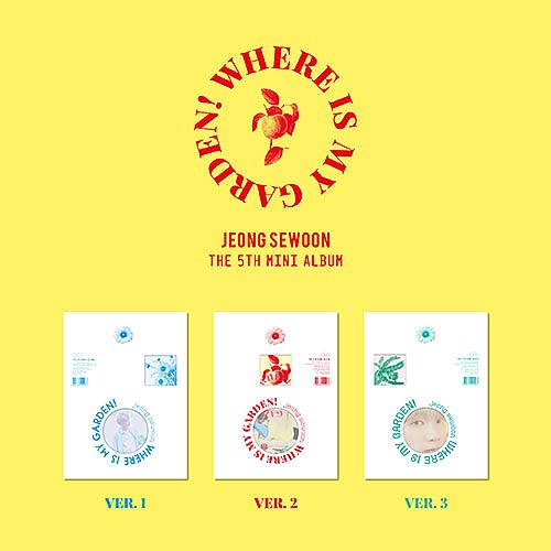 [K-POP] Jeong Se Woon Mini Album Vol.5 - Where is my Garden! (Random Ver.)