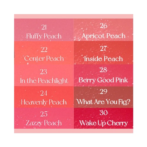 [Peripera] *Peach Collection* Ink AIry Velvet (10 Colors)