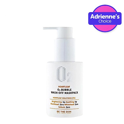 [Be The Skin] Heartleaf O2 Bubble wash off maskpack 120g