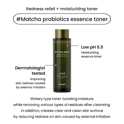 [heimish]  Matcha Biome Redness Relief Hydrating Toner 150ml