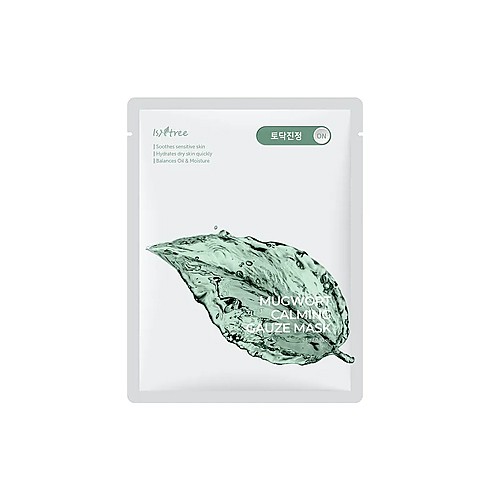 [Isntree]  Mugwort Calming Gauze Mask (10ea)